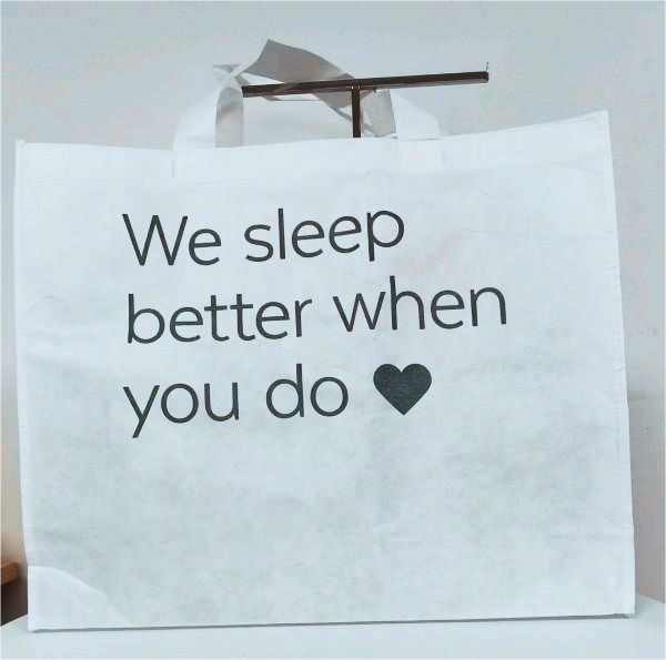 Biodegradable non-woven shopping bags