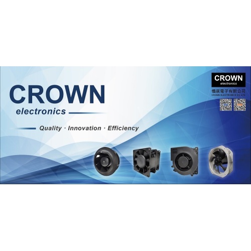 Crown 0825 Fan de mesa de 12v DC