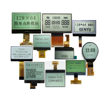Square Round Programmable Monochrome Stationary Fast 128x64 Graphic LCD Displays and Screens: OEM Custom Solutions