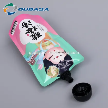 Pouch Food Packaging Special Shape plum soup packaging