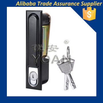 Security door handle combination lock