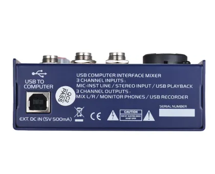 GPUB MX-683 Professional Audio Interface for Computer and Macbook