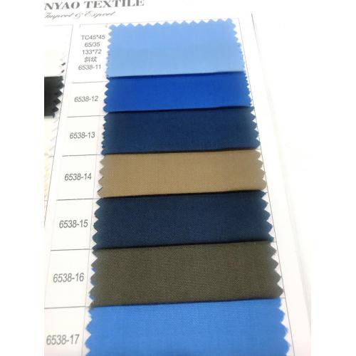 TC45*45 65/35 133*72 Twill Dyed Fabric