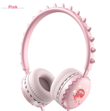 Cute Kids Wired Over Ear Headphones for Smart Phone Games and Music