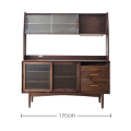 120cm Upper cabinet + lower cabinet(Walnut)