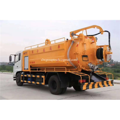 210hp vacuum pump sewer dredging truck