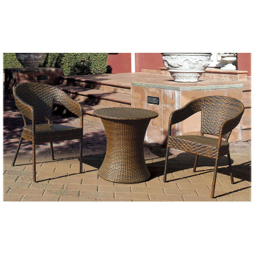 Rattan Furniture Bistro Dining Set per balcone