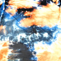 100% polyester mesh tie dyed