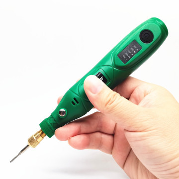 Mini molinillo eléctrico de velocidad variable: kit de herramientas de bolígrafo de grabado de perforación multifunción