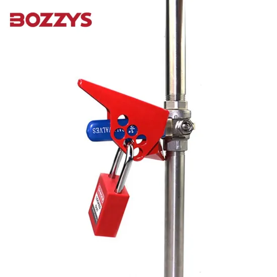 BOZZYS Safety Lockout Tagout Devices for Small Ball Valves (6.4mm-25mm)