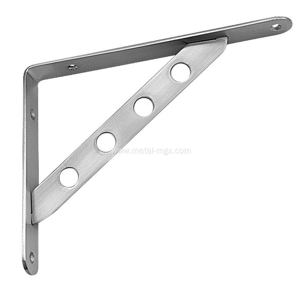 High Quality Silver Stainless Steel Shelf Carrier Bracket