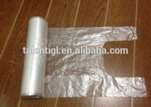 pe bag roll thin cheap vest bag T shirt bag