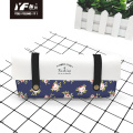 Custom flower story style PU leather pencil case & bag handbags multifunctional bag