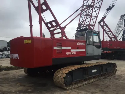 Best Condition Used FUWA QUY50C 50 Tons Crawler Crane for Sale in China