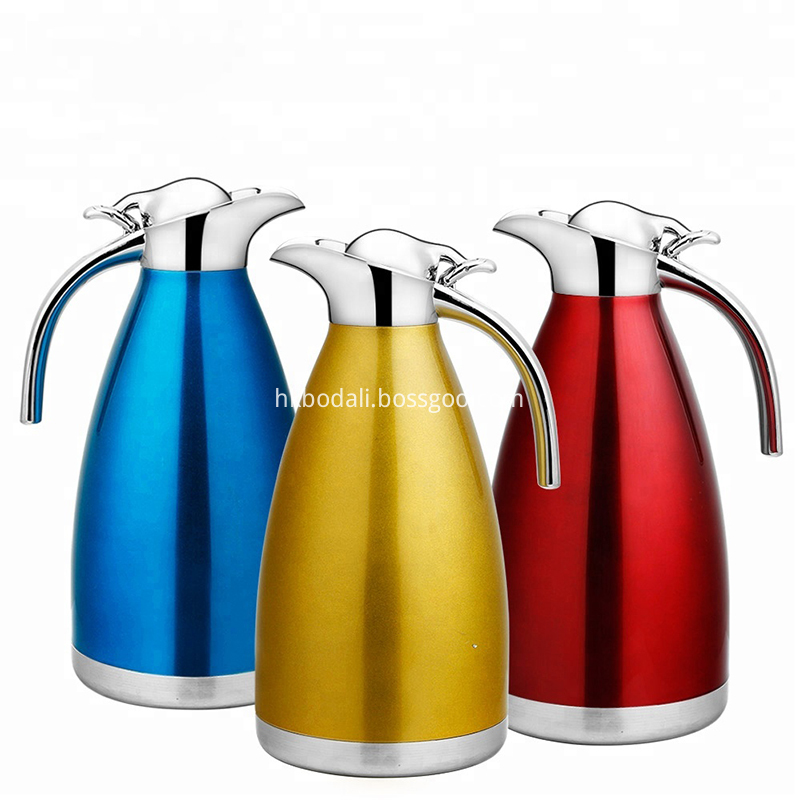 Heat Preservation Double Wall Stainless Steel Coffee Pot