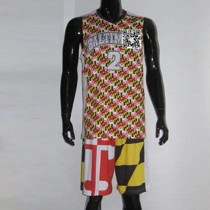 New Design Quick Dry Sublimated Printing Team Basketball Uniform