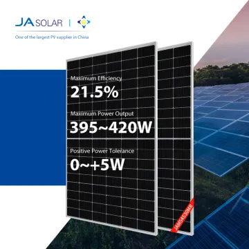 JA Solar Solaire: High-Power Monocrystalline Solar Panels in 395W, 400W, 405W, 410W, 415W, and 420W Specifications