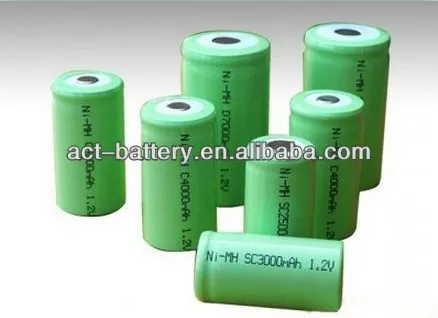 ni-mh type 1.2v 3000mah sub c nimh battery