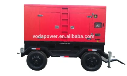 enclosed silent diesel generator by Perkins engine