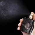 30ml bo'sh stakan atirlari qora qopqoqli shisha