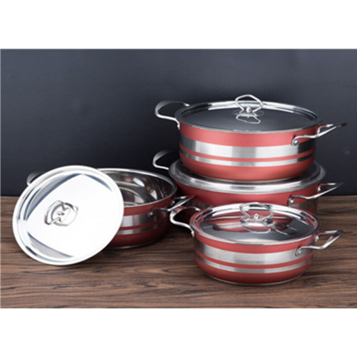 Set Peralatan Masak Stainless Steel Multiclad yang Menebal