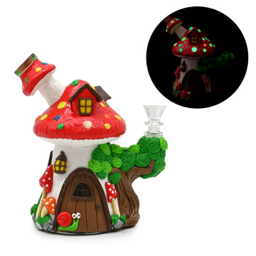 Red Forest Mushroom House Dab Dab Rigs