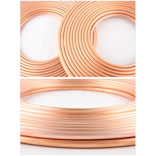 Thin wall pancake copper tubes