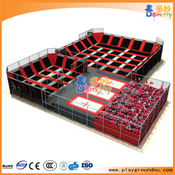 Special design kids play games indoor trampoline playground equipment