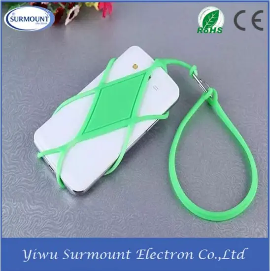 High Quality Silicone Mobile Phone Holder Necklace Shape Mobile Phone Holder