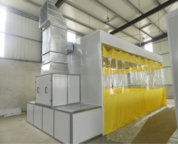 Car Preparatory Station: Grinding, Spraying, and Polishing Booth