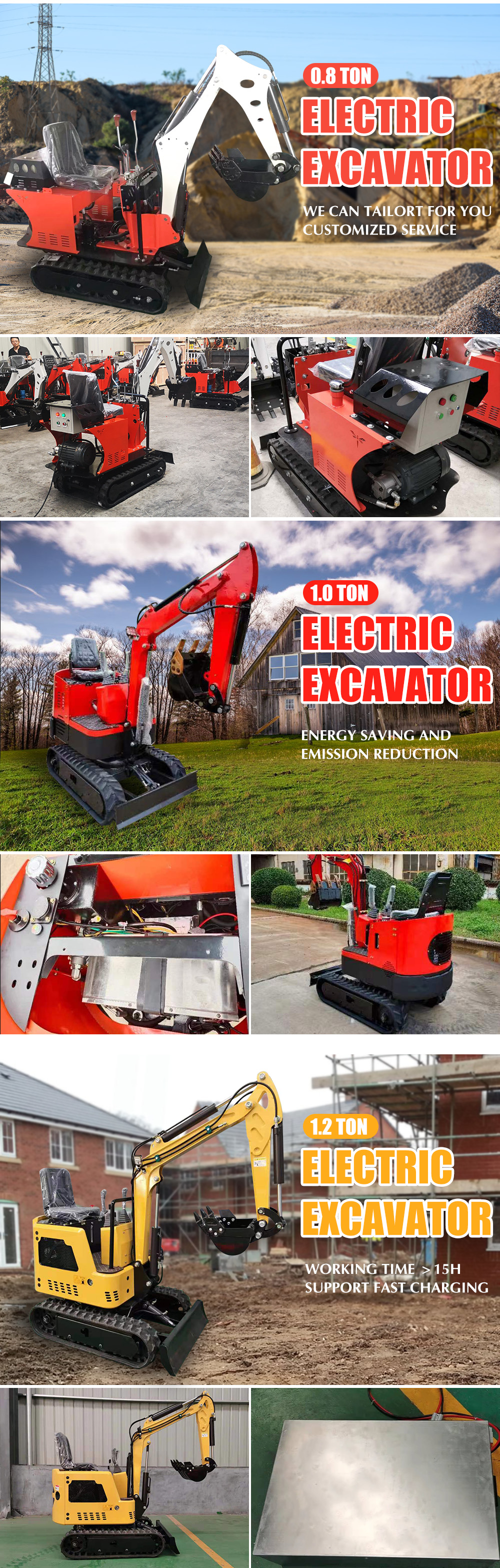 Electric Crawler Mini Excavator