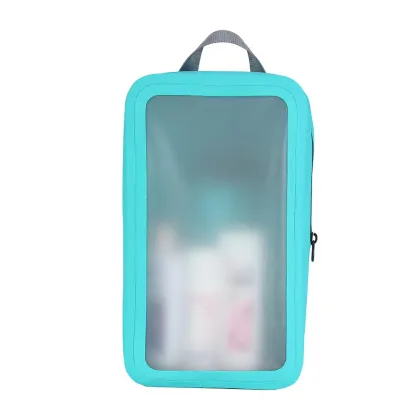 OEM Travel Waterproof TPU Toiletries Pouch
