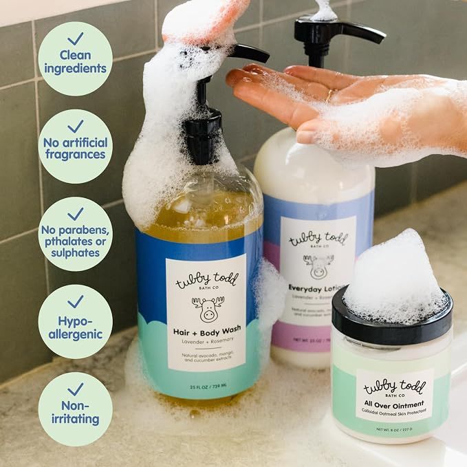 Natural Extract Baby Bath Gel