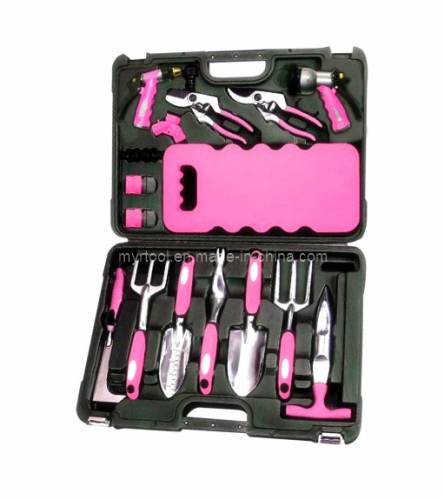 15PCS Professional Pink Ladies Garden Tool Kit