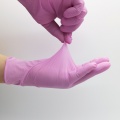 Guanti spa di bellezza del nitrile rosa