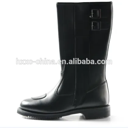 CHINA XINXING Black Leather Boots Military Combat Tactical Boots