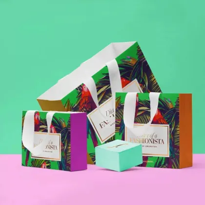 Luxury Gift Bag With Cotton Ribbon