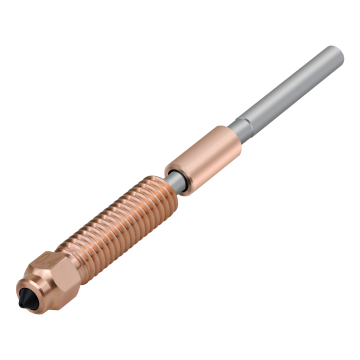 Hochfluss K1C Kupfer -Titan -Düsen 0,4 mm/0,6 mm/0,8 mm für Ender 3 V3 K1 Max 3D -Drucker
