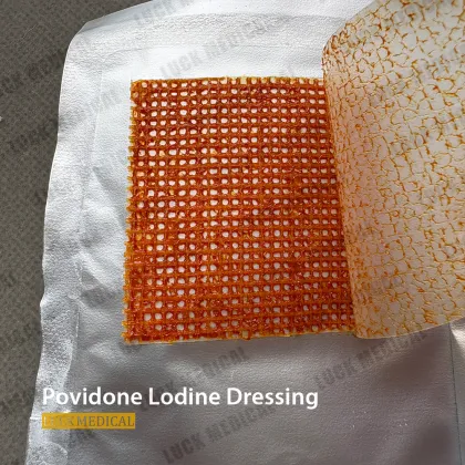 Povidone Iodine Gauze Dressing 10x10cm