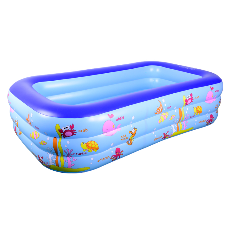 Large Rectangular Inflatable Swimming Pool For Kids_7