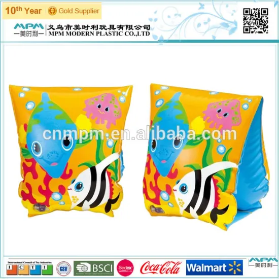 PVC catoon shaped baby swim arm ring