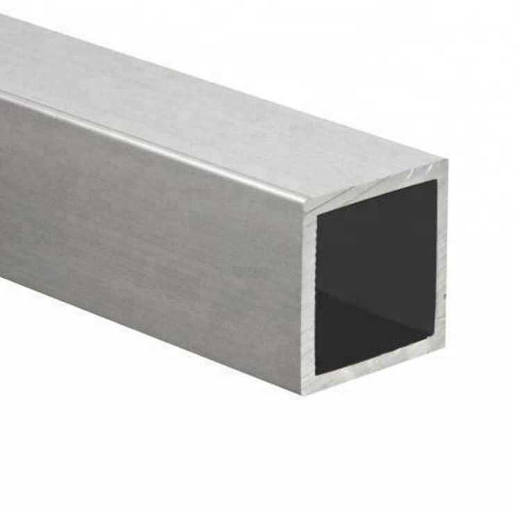 Rectangular anodized aluminum tube