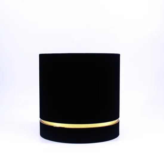 Elegant Paper Tube Velvet Cosmetic Gift Box