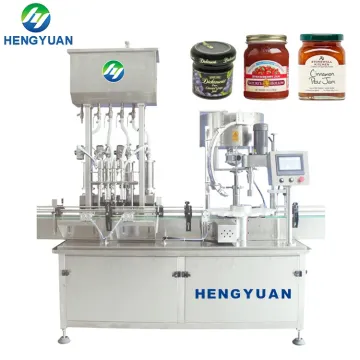 Automatic Fruit Jam Bottle Filling and Capping Machine HYGX-100