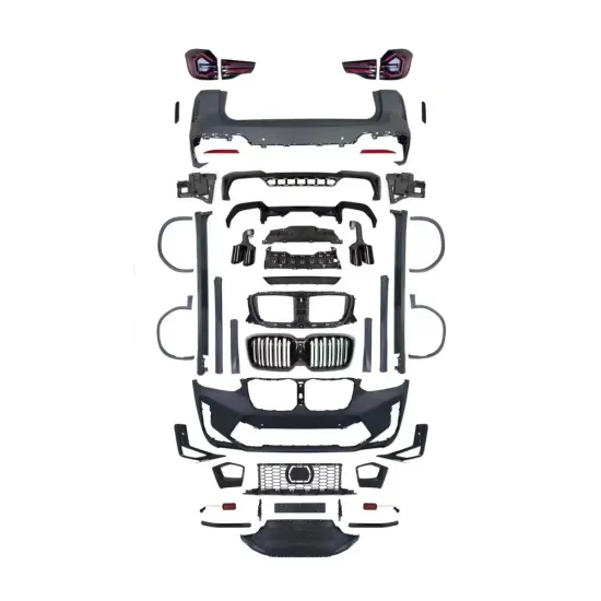 High Quality X3M Car Body Kit for BMW X3 G01 G08 - Front & Rear Bumpers, Side Skirts, Rear Diffuser