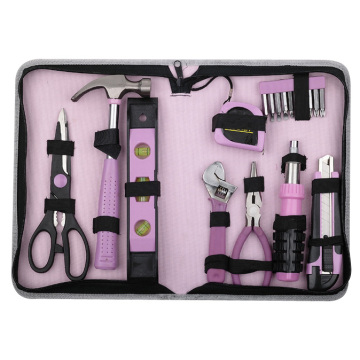 18PCS Pink Lady's Combination Tools Kit in Bag