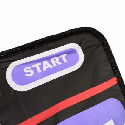 16 Bit Double Dance Pad Non-slip TV Dance Mat Electronic Pad for TV Built in 218 Song Dance Mat Dance Revolution Pump It Up Game