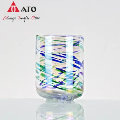 ATO Hand Blown Mexican Drinking Glasses Glass Tumbler