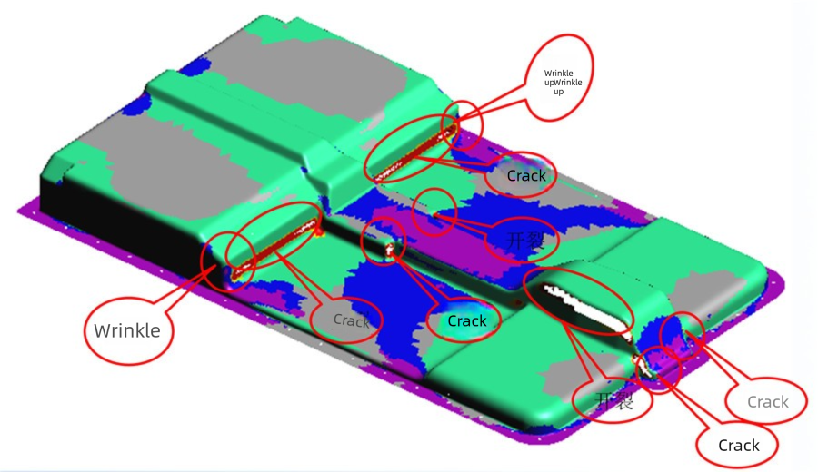 Product raw number molding problem points - 2