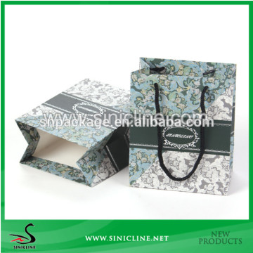 Sinicline Designed Luxury Jewelry Small Paper Packing Bag